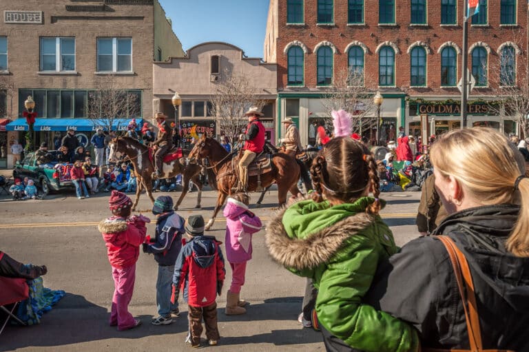 Christmas Parade in Lawrence, KS